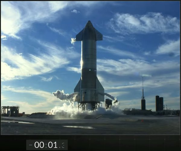 SpaceX скасував запуск Starship за одну секунду до старту (ВІДЕО)
