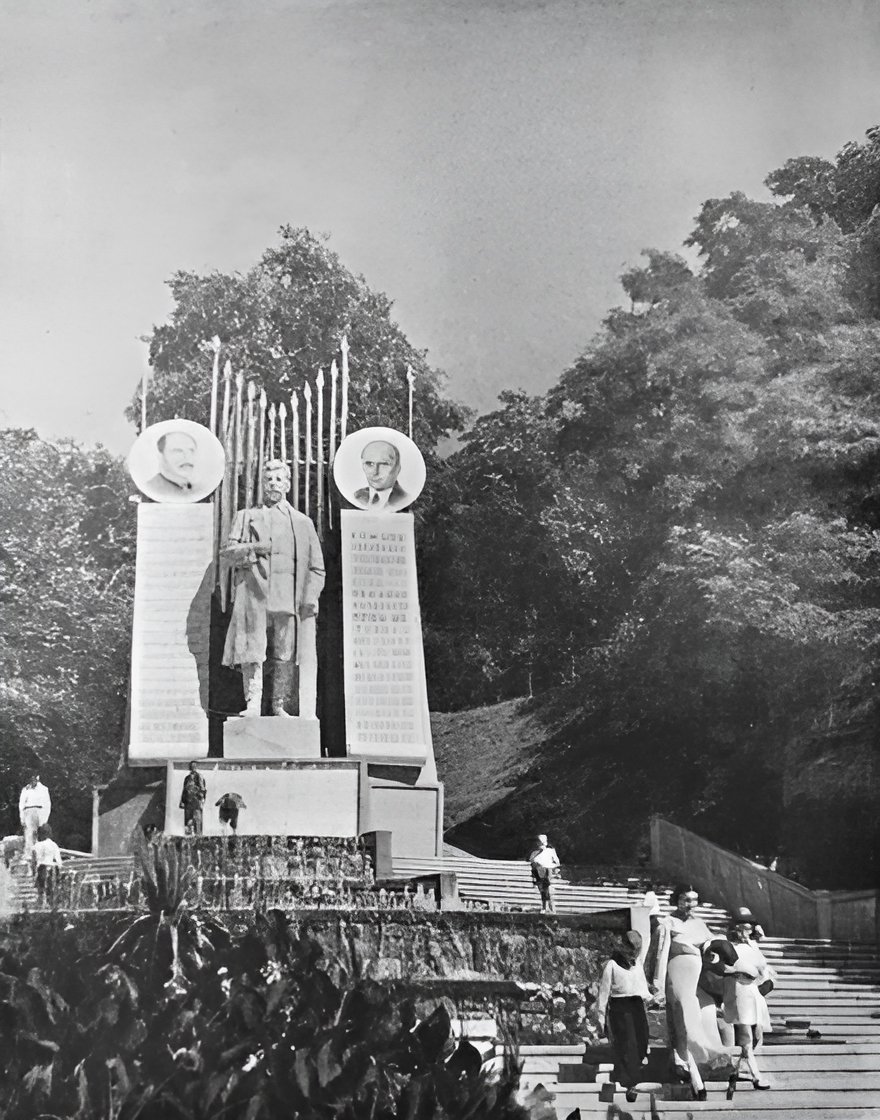 Довоєнний пам’ятник Сталіну в Києві