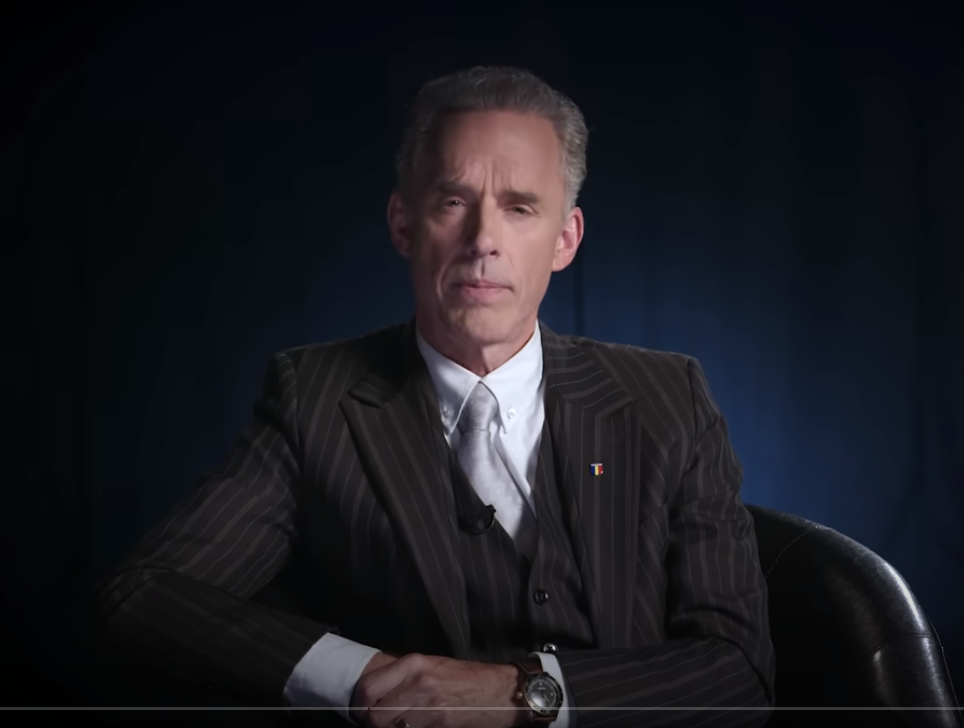 Jordan Peterson. Screenshot from his Youtube channel