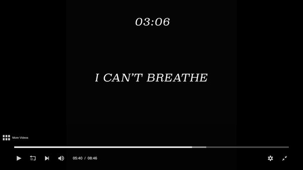 Відео дня: "Я не можу дихати". На телеканалах США виставили чорний екран на час, впродовж якого поліцейський стояв на шиї Флойда Джорджа