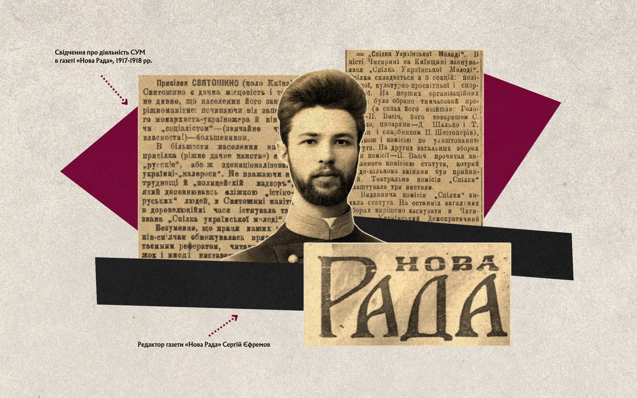 Сергій Єфремов, віцепрезидент Всеукраїнської академії наук, редактор і журналіст