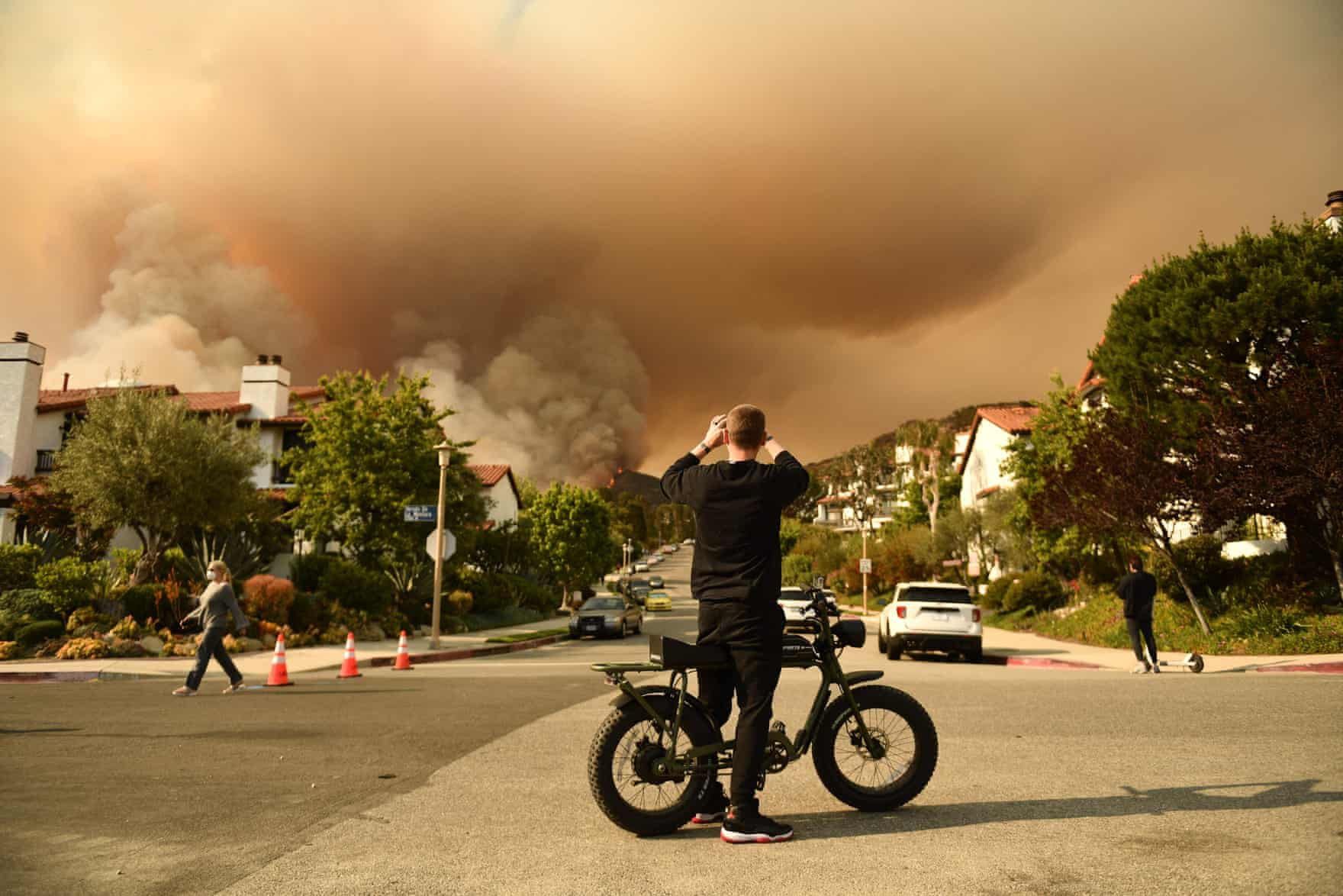 Дим лісових пожеж у Каліфорнії. Patrick T Fallon/AFP