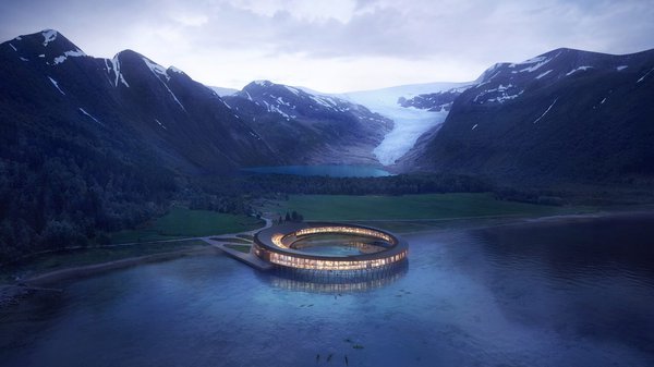 За полярним колом планують створити готель у вигляді кола. Й це не випадково