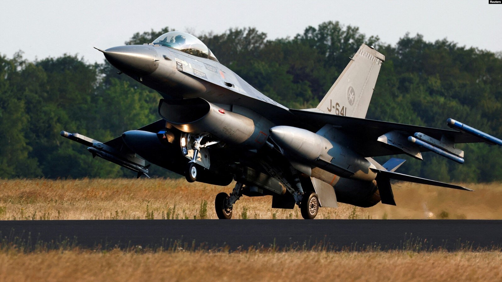 F-16 ВПС Нідерландів. REUTERS/Piroschka van de Wouw