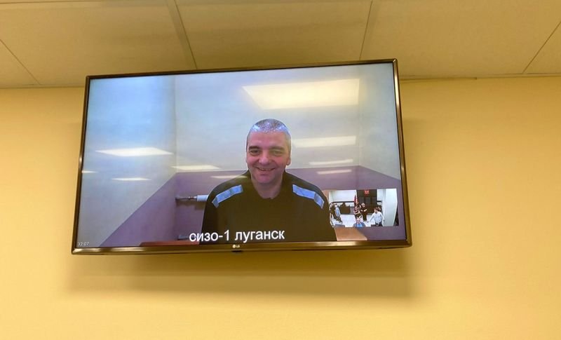 Максим Буткевич на відеозв'язку з СІЗО у Луганську в серпні 2023-го. Після цього про нього нічого не відомо. Фото: Zona.Media