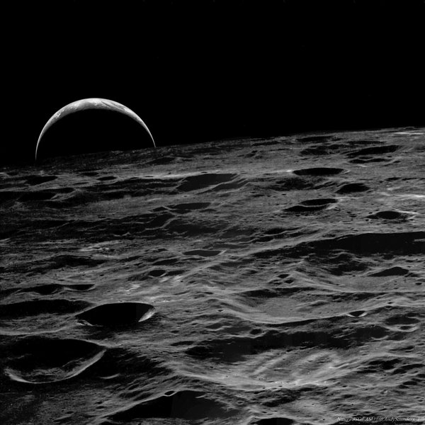 Космічне фото дня: повернення додому з Місяця пів століття тому