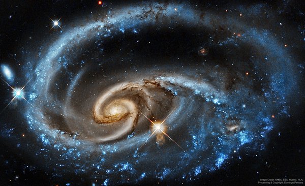 Космічна краса дня. "Дика галактика" від Габбл (ФОТО)