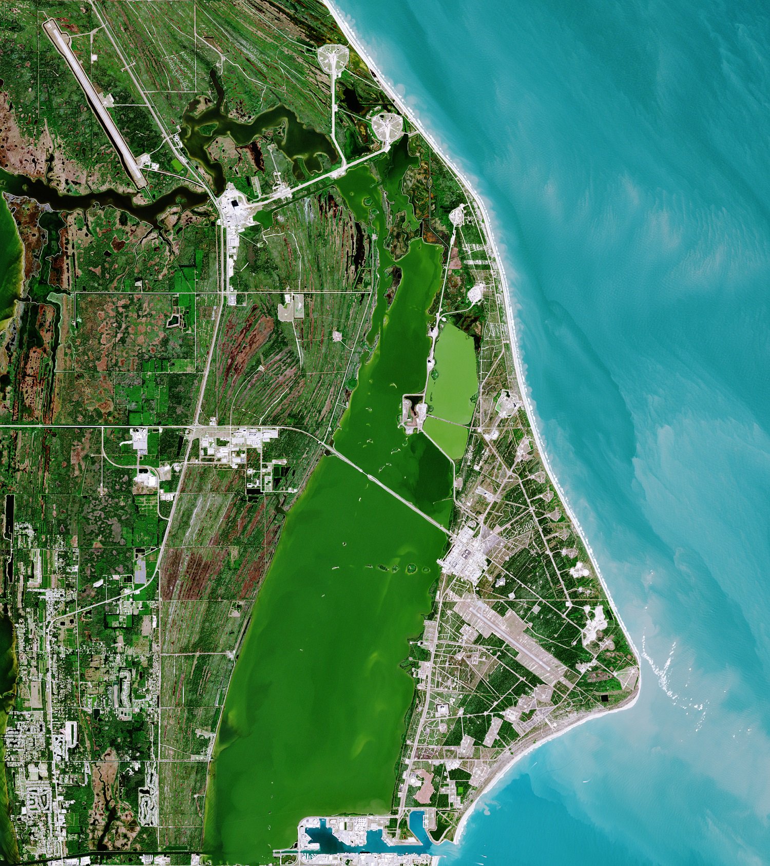 Фото з супутника Sentinel2, Європейське космічне агентство