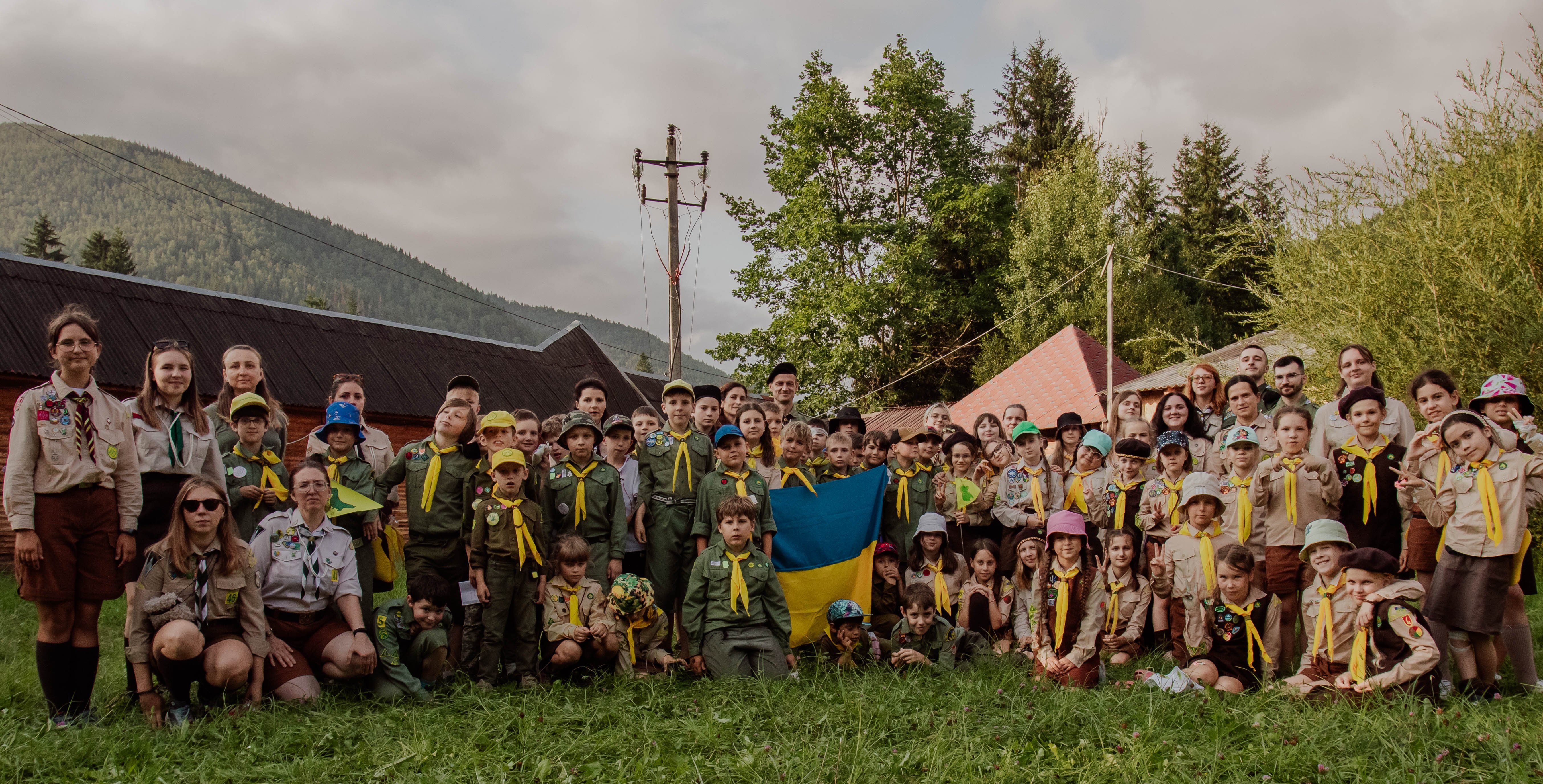 Пластуни під час табору. Фото надане “Пластом”