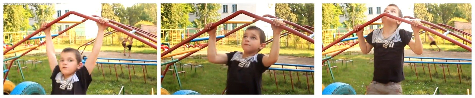 Скриншот із відео, розміщеного на ютуб-каналі бригади «П’ятнашка» у квітні 2015 року