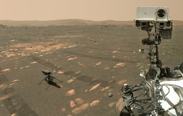 Космічне фото дня: подвійне селфі Персі та Джині з Марса