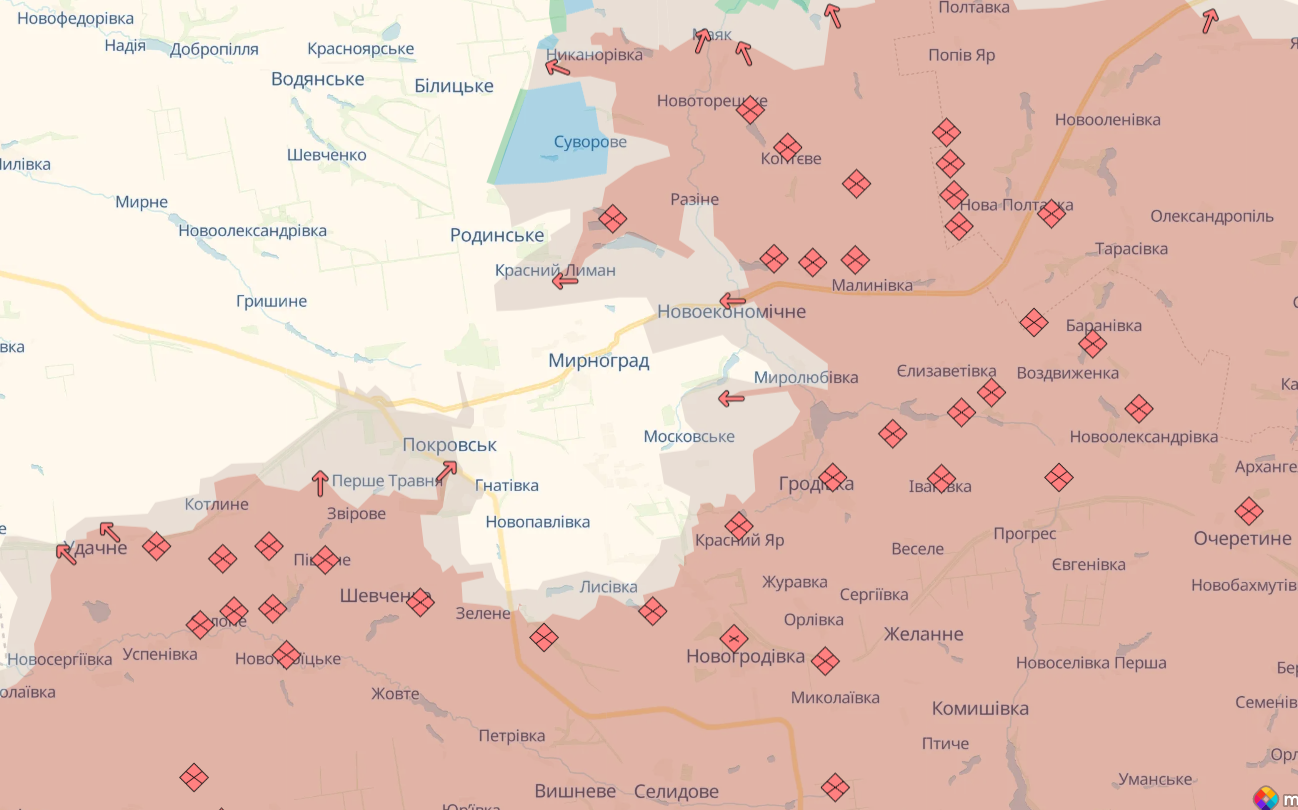 Карта: DeepState