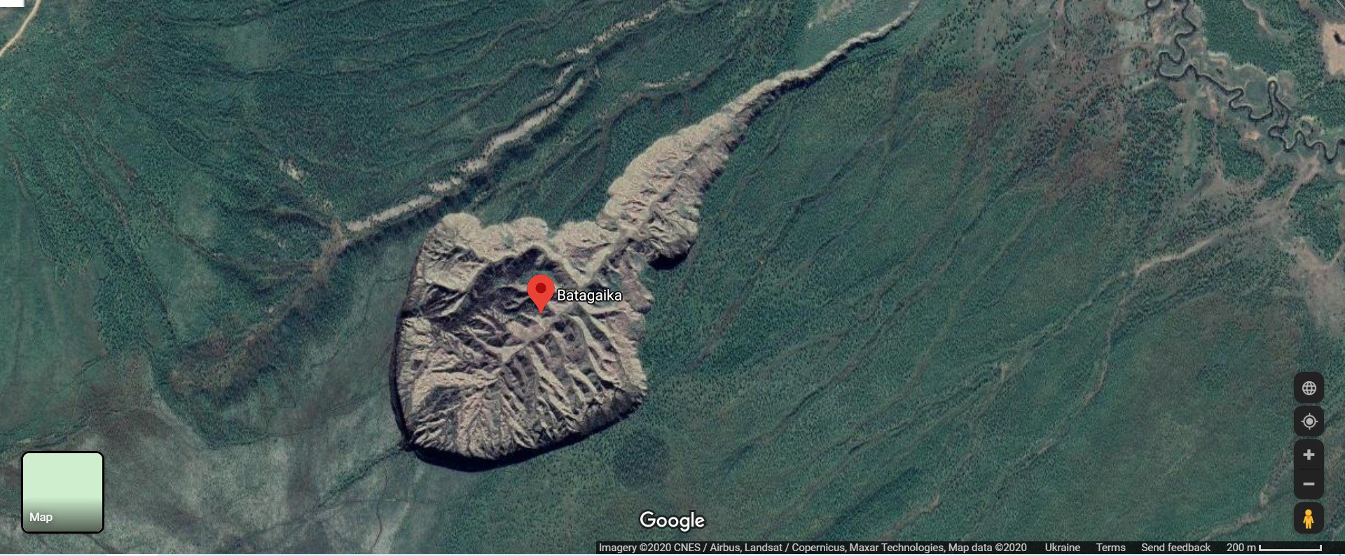 супутникова карта Гугл