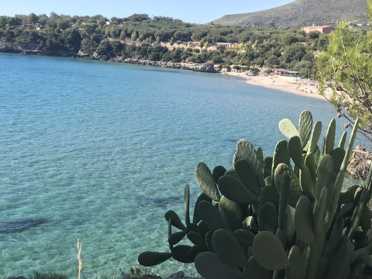 Empty Italian coast after season had closed