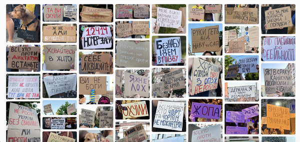 Поезія протесту. Галерея написів на «картонкових мітингах»