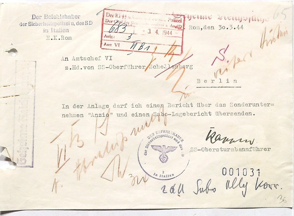 На деяких із нацистських документів, які КДБ надіслало до Праги, були написи кирилицею – це робило їх непридатними для операції, проте свідчило на користь автентичності