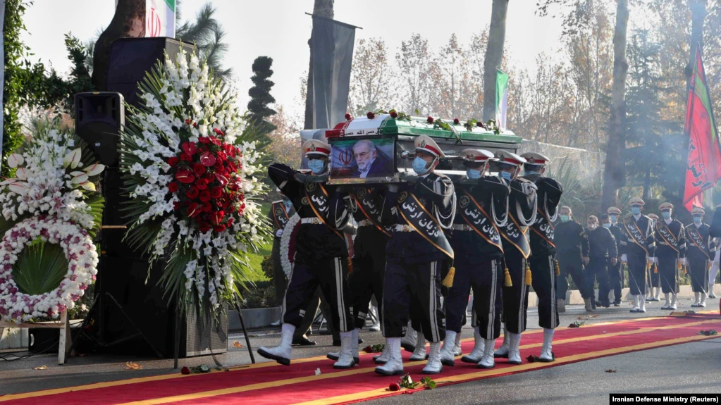 Поховання Мохсена Фахрізаде. Тегеран, Іран, 30 листопада 2020 року