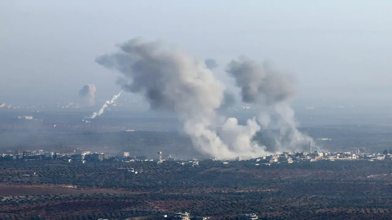 Бойові дії на північному заході Сирії. © Омар Хадж Кадур, AFP