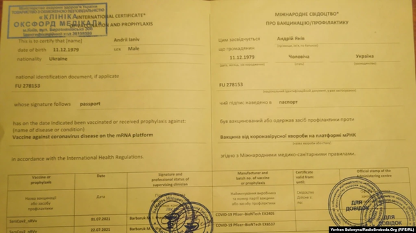 Вакцинація лише на папері. Як в Україні підробляють Covid-сертифікати