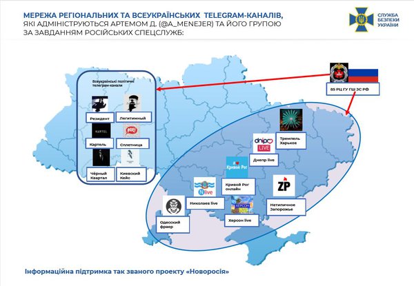 СБУ викрила керівників телеграм-каналів, які з Росії впливають на Україну і про які писали Тексти