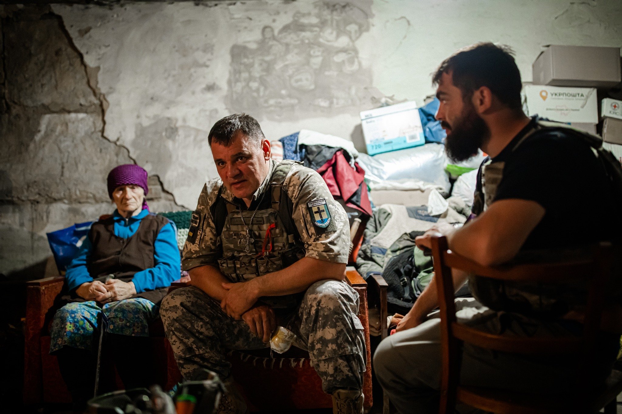 After leaving occupied Donbas, chaplain Gennadiy Mokhnenko became an active volunteer assisting the military.