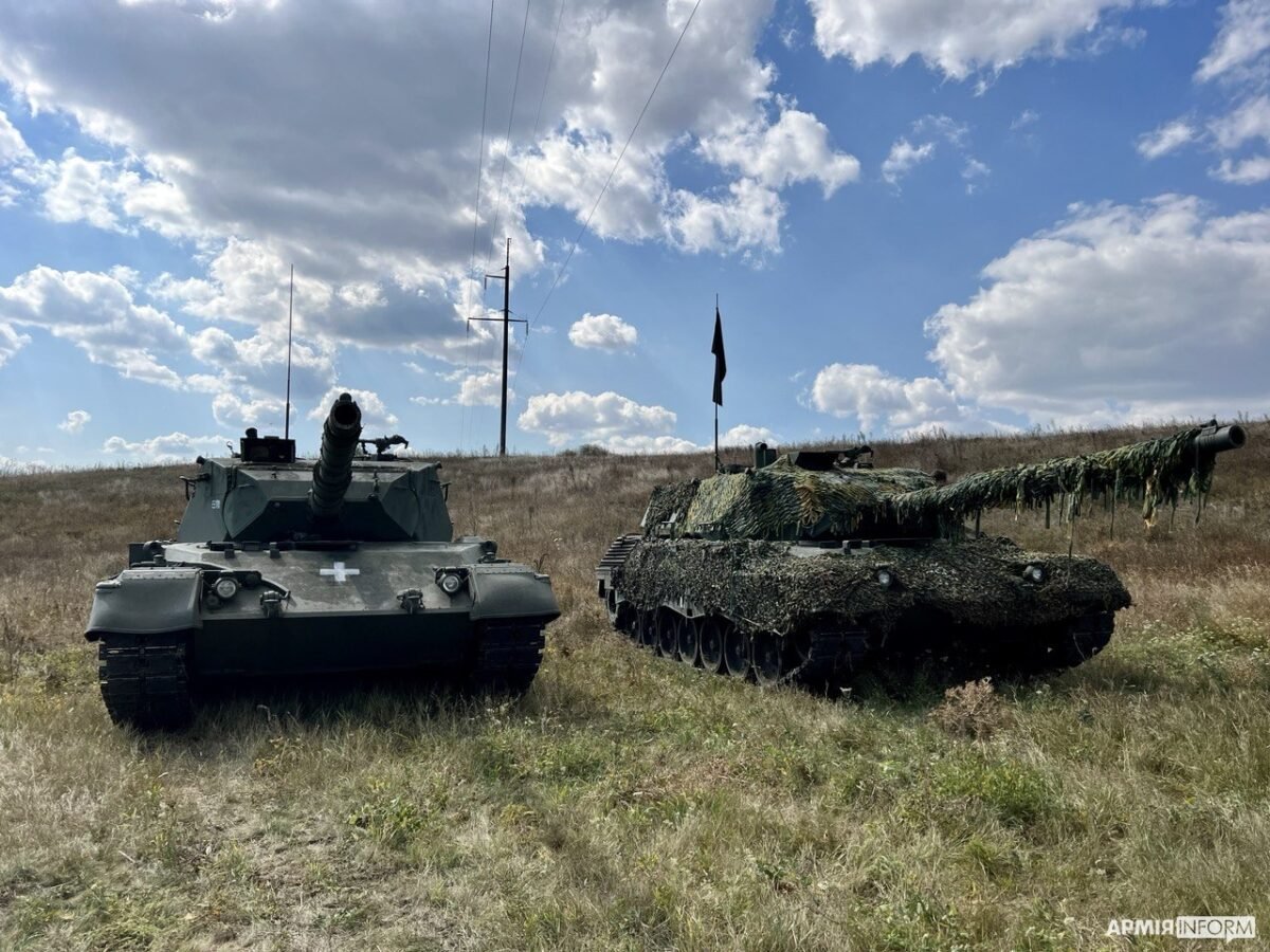 Танки Leopard 1A5 в ЗСУ. Фото: АрміяInform