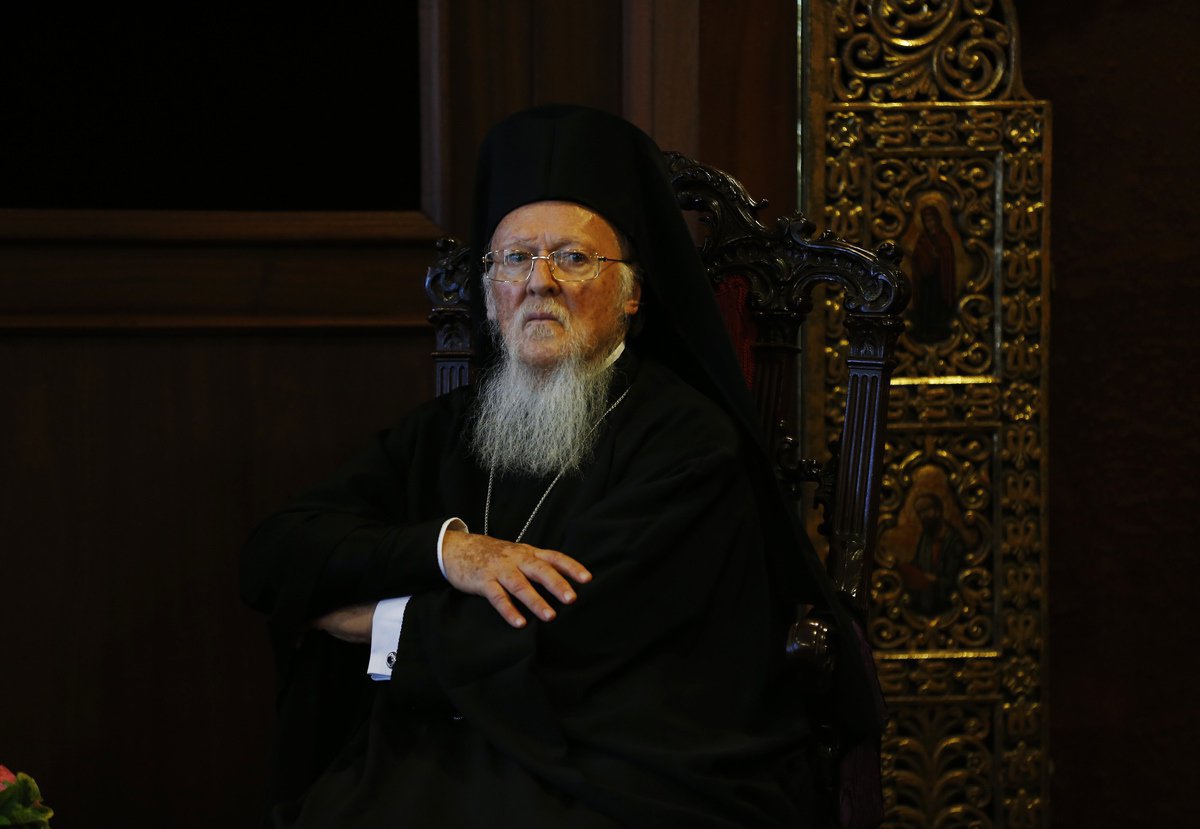 Патріарх Варфоломій: фото Associated Press
