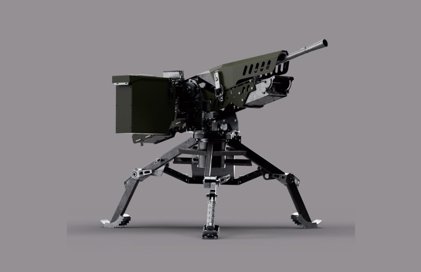 ШаБля — це куленепробивна автоматизована система під кулемети, що допомагає бійцям дистанційно знищувати ворога. Фото: Федоров/Телеграм