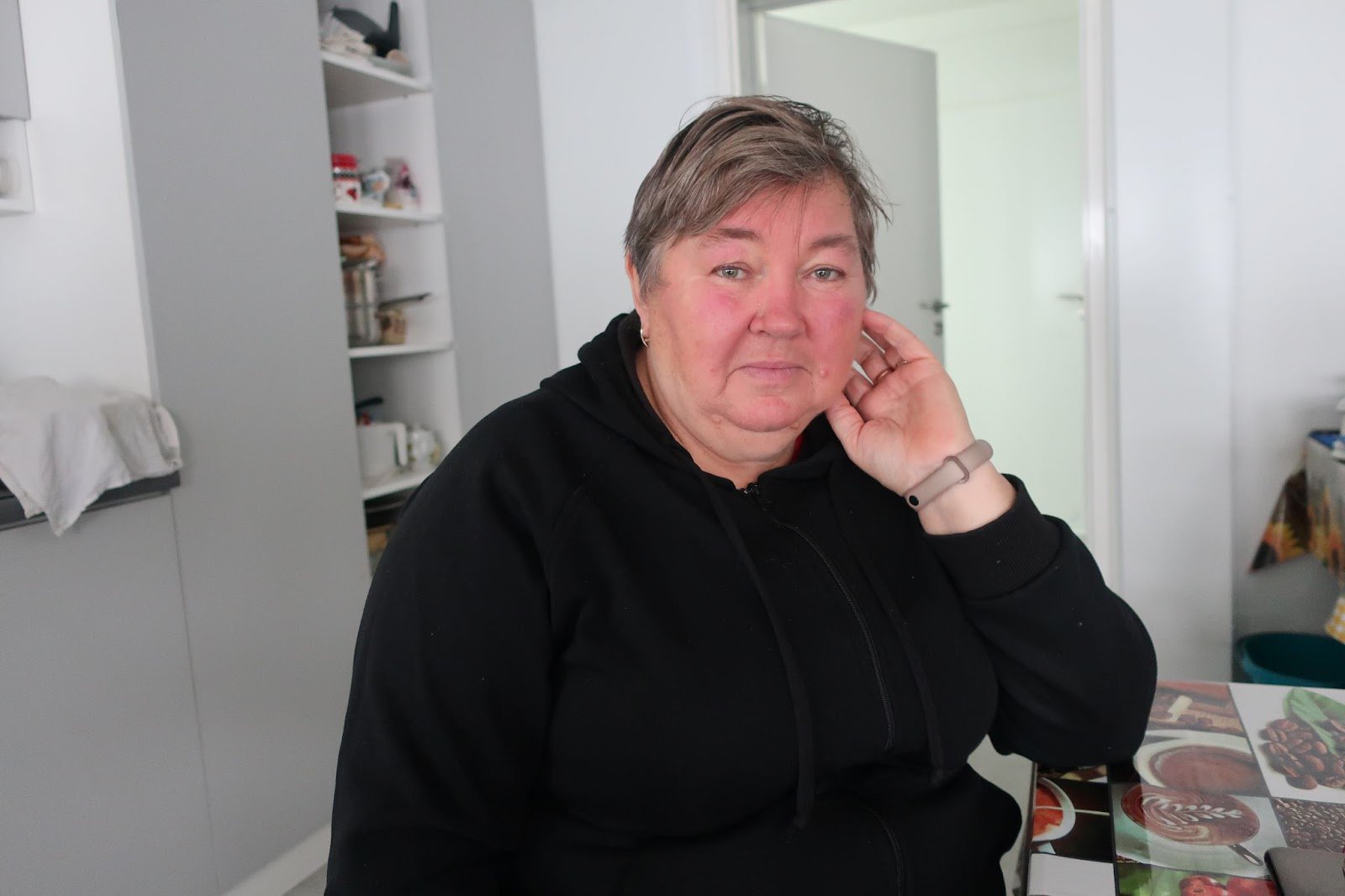 62-річна Ніна Фесенко, старша в модульному містечку Новоселівки